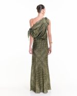 Olive Bandana Maxi Dress - Image 2