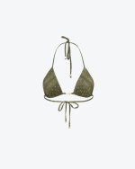 Olive Bandana Triangle Bikini Top