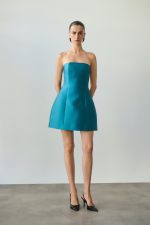 Solene Mini Φόρεμα - Petrol Blue