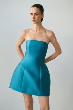 Solene Mini Φόρεμα - Petrol Blue - Image 3