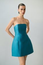 Solene Mini Φόρεμα - Petrol Blue - Image 4