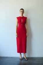 Monica Midi Φόρεμα - Scarlet Red