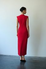 Monica Midi Φόρεμα - Scarlet Red - Image 3