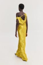 Gold Dress - Jacquard Gold - Image 3