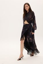 Eliza Midi Skirt -Μαύρο - Image 2