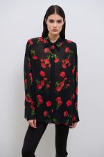 Carnation Dream Shirt - Μαύρο