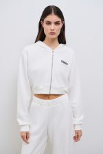 Core Zip Hoodie - Εκρού