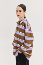 Sidecar Sweatshirt - Μωβ Ριγέ - Image 2