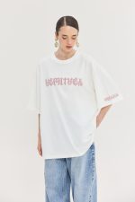Cheetah T-shirt - White (Metal Vibes )