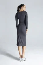 Romy Bamboo Dress - Black - Image 2