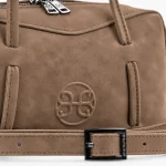 Bowling Mini Bag - Mocca suede - Image 5