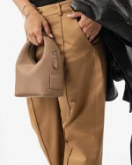 Maggie Bag - Warm beige leather - Image 2