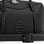 Bowling Mini Bag - Black leather - Image 3