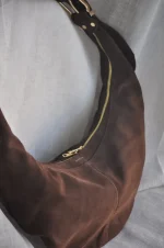 Ariana Bag - Choco suede - Image 2