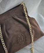 Kiss Small Bag - Choco suede - Image 2