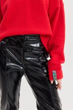 Luna Pants - Black vinyl - Image 5
