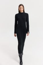Janus Knitted Dress - Black