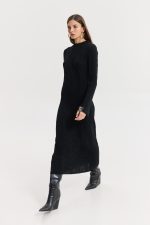 Janus Knitted Dress - Black - Image 3