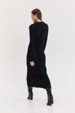 Janus Knitted Dress - Black - Image 2