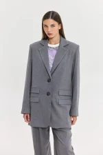 Senegal Blazer - Purple Stripes