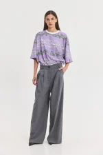 Chameleon Pants - Purple Stripes - Image 2