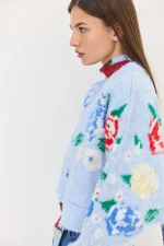 Capricorn Cardigan - Light Blue - Image 2