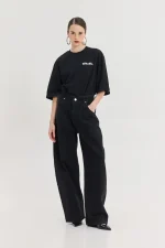 Libra Denim Pants - Black