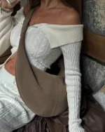 Ariana Bag - Mocca suede - Image 2