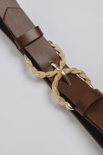 "Heart to heart" - Brown / gold - Image 2