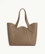 Tulip Bag - Warm beige Leather