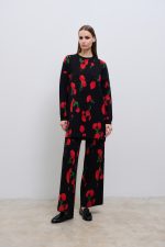 Carnation Knit Pants - Black - Image 2