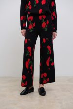 Carnation Knit Pants - Black