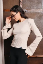 Comfort Padded Top - Μπεζ
