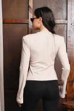 Comfort Padded Top - Μπεζ - Image 2