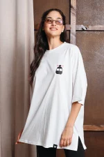 Apre Ski Oversized T-Shirt - Εκρού