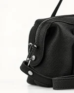 Bowling Mini Bag - Black leather - Image 5