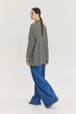 SIdecar Sweatshirt - Dark blue stripes - Image 5