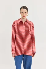 SIdecar Sweatshirt - Red stripes - Image 2