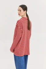 SIdecar Sweatshirt - Red stripes - Image 4