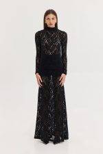 Mandarino Dress - Black - Image 2