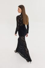 Mandarino Dress - Black - Image 6