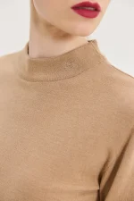 Zenith Knitted Top - Beige - Image 3