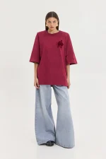 Sahara T-Shirt - Bordeaux