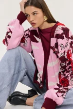 Old Fashioned Cardigan - Pink - Image 4