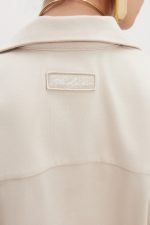Jazz Polo Blouse - Beige - Image 4