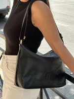 Rallu Bag - Black leather - Image 6