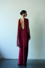 Danai Polymorphic Dress - Cherry Red - Image 2