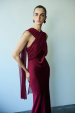 Danai Polymorphic Dress - Cherry Red - Image 3